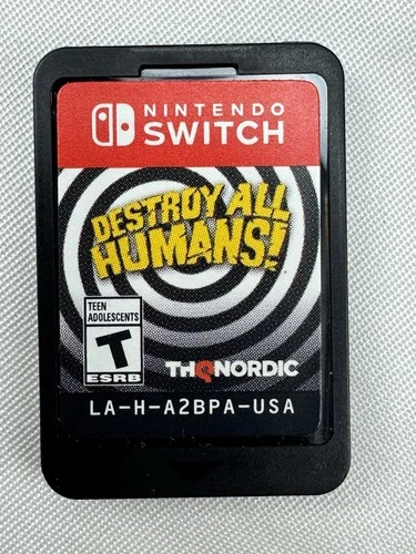 Destroy All Humans! (Nintendo Switch) Video Game - Cartridge Only - Tested