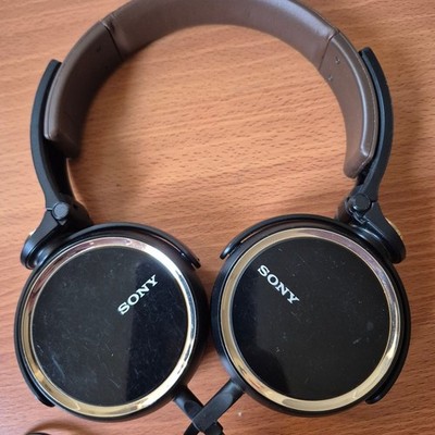 Sony MDR-XB600 Extra Bass Wired Headphones Brown/Black