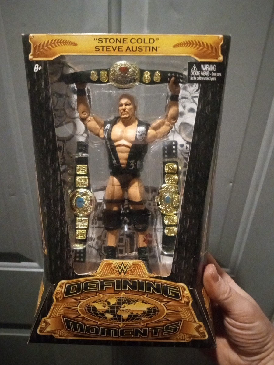 WWE Stone Cold Steve Austin Defining Moments Action Figure New