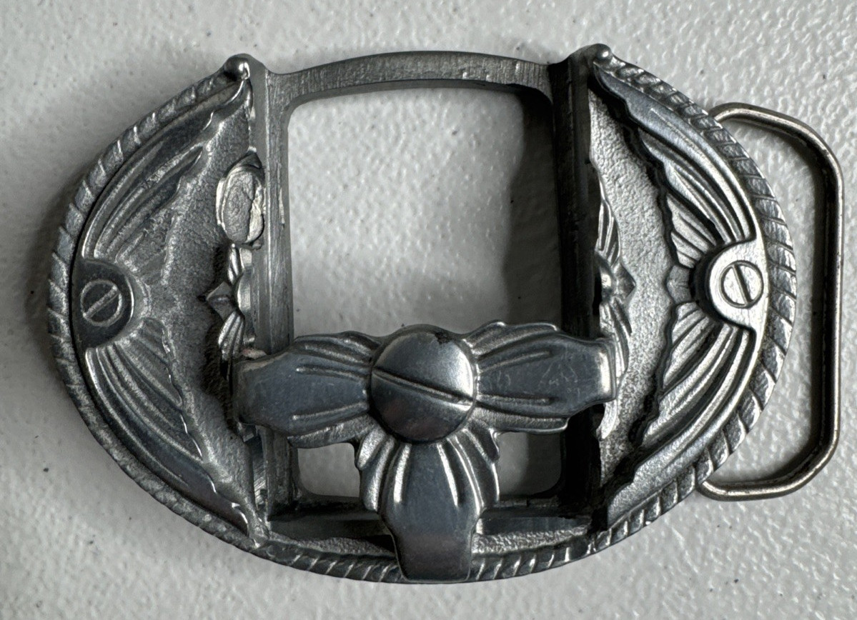 Holder Belt Buckle, Pewter 1992 3082 Made In The Usa