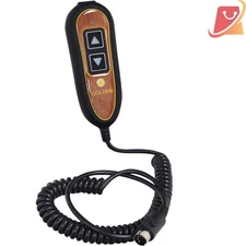 Golden Burl 2 Button Hand Control Replacement for Lift Chairs 5 Pin LED Lighted