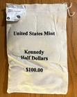 2011 Kennedy $100 (200 Coins) Uncirculated Half Dollars in Sealed US Mint Bag