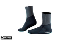 CALZARI SUB 3 mm ABYSSTAR Tg L (PIEDE 42-43) BORDO STAGNO 60723 PESCA SUB APNEA