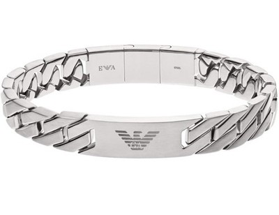 Emporio Armani Herrenarmband Aus Edelstahl Ideal Als Geschenk Neu mit OVP
