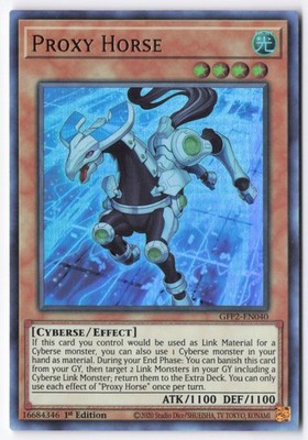 Proxy Horse 1st Ed Ultra Rare Ghosts From the Past: 2nd Haunting GFP2-EN040 NM