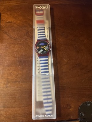 MINT 1993 Swatch Artists FRITTO MISTO GR114 Watch Design by Du Pasquier VINTAGE