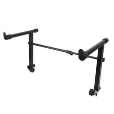 Universal L Shaped Second Tier Stand, 2 Tier, Adjustable 16.5-29.5in, Extension