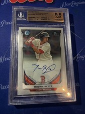 2014 Bowman Chrome Prospect Auto Mookie Betts Red Sox BGS 9.5 10 Gem Mint