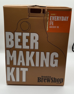 Brooklyn Brew Shop Everyday IPA Beer Making Kit w/ Reusable Glass Jug StarterSet