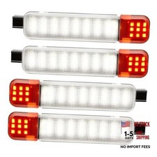 LED Door Panel Light Interior Courtesy Lamp Assembly Compatible with 4 Pieces