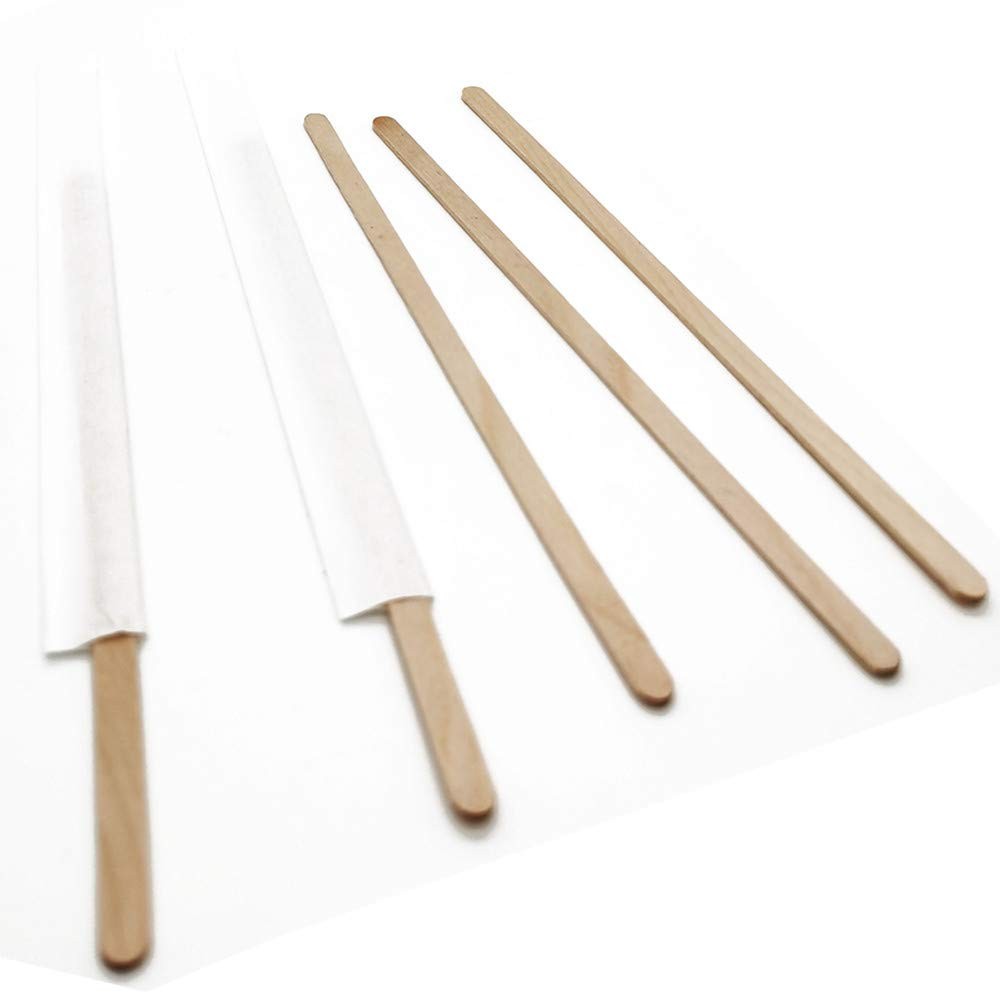 180 Pcs Disposable Wooden Coffee Stirrers By 7inch Drink Stirrers Sticks
