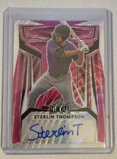 2023 Leaf Metal - Autographs Sterlin Thompson #BA-ST1 # /7 (AU, RC)