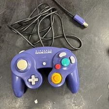 Official Nintendo GameCube Controller Indigo BLUE TESTED DOL-003
