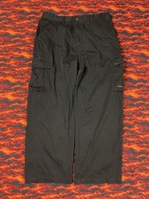 Men  s Vintage Y2K TRANSNINE Khaki Extremely Baggy Pants Skater Grunge Rave 36x29