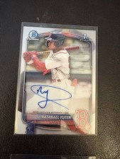 Natanael Yuten 2025 Bowman Chrome Auto Boston Red Sox Card #CPA-NY