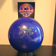 Ebonite Turbo X #14 lb - Single Drill - Fully Plugged - Resurfaced