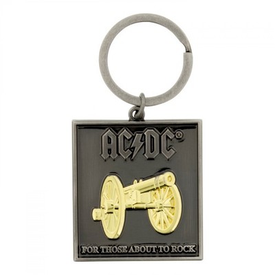 AC/DC For Those About To Rock 3D Keychain Gold