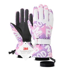 Winter Waterproof Warm Gloves for Men Women, Touchscreen Ski Snow Gloves, W...