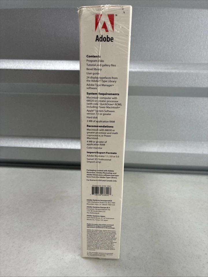 Adobe Dimensions Version 2.0, Macintosh Retail version *NEW/sealed - Image 3 of 4