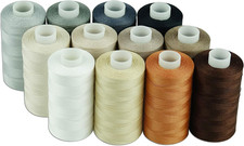 Simthread 12 Multi Colors All Purposes Cotton Quilting Thread 50S/3 Thread for P