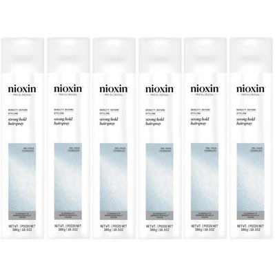 NIOXIN 3D Styling Niospray Hairspray, Strong Hold 10.6 oz - Pack of 6