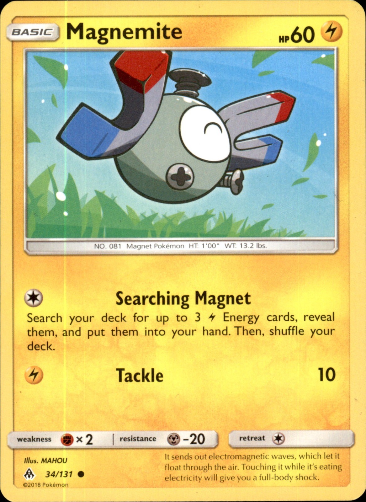 Magnemite 34/131 - Pokemon SM Forbidden Light - LP