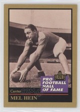 1991 Enor Pro Football Hall of Fame Mel Hein #60 HOF 0kb0