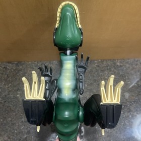 LEGO Dino Attack 2010 T-Rex Transport 7477 7476 Black & Green Eyes Light Up Red