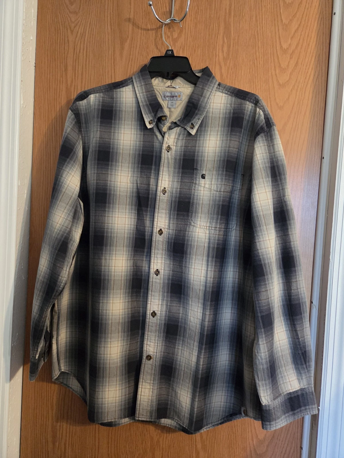 Carhartt Men's Long Sleeve Shirt 2XL 100% Cotton