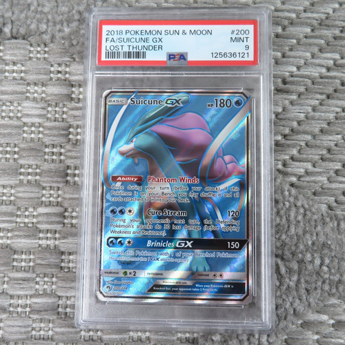 Suicune-GX graded PSA 9 for sale on eBay