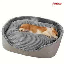 Cama de Felpa XL para Mascotas S per Suave, Antideslizante y Lavable