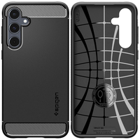 Spigen Rugged Armor SchutzhüLle FüR Samsung Galaxy A55 5G, Schwarz