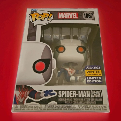 Funko Pop! Marvel Spider-Man Bug-Eyes Armor - Figurine Vinyle Collector Convention Exclusive