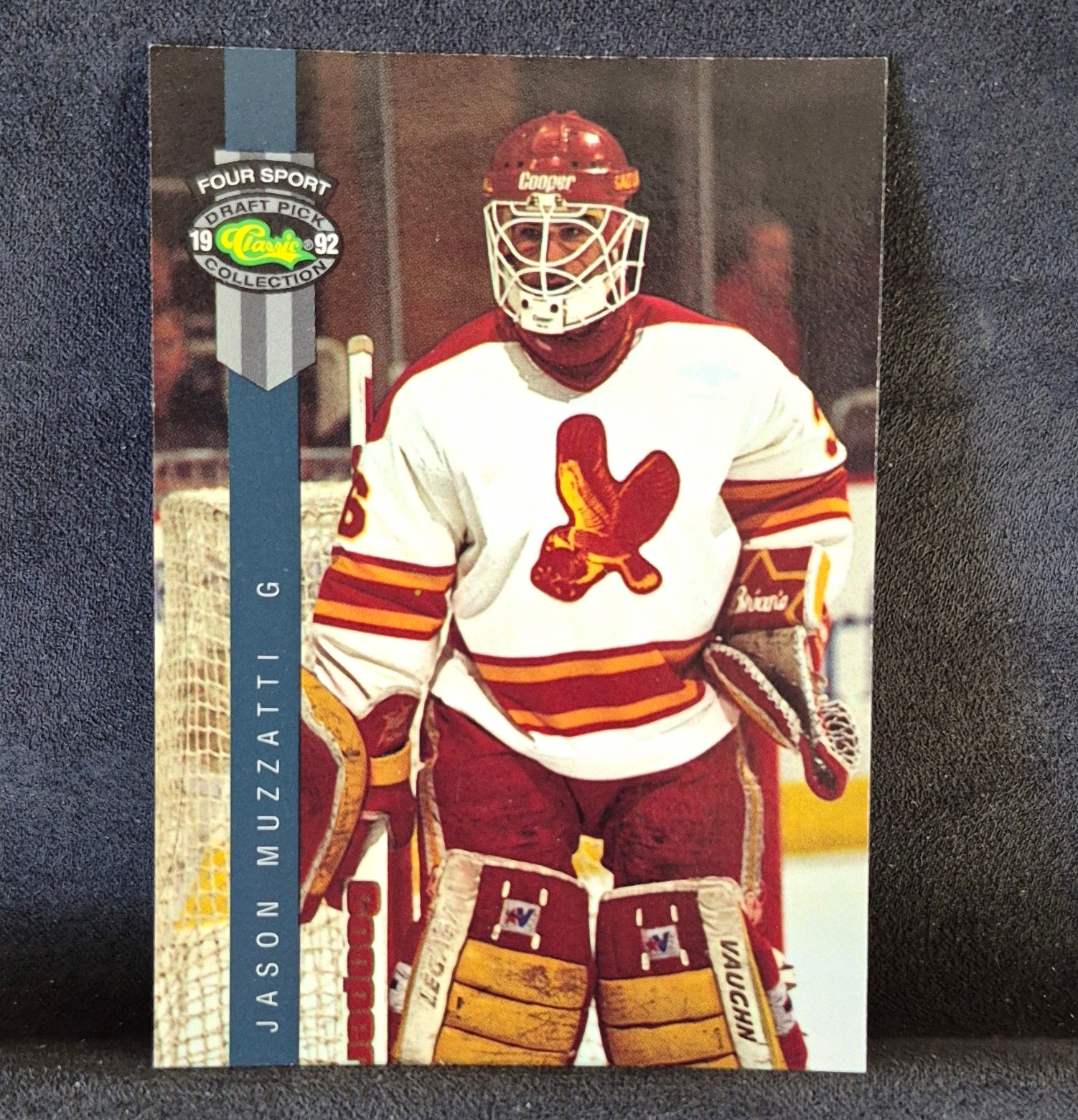 Classic 1992 Four Sport Draft Pick Jason Muzzatti Salt Lake Golden Eagles #221