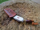Victorinox sd custom leather pocket slip with cross made in USA — photo 4