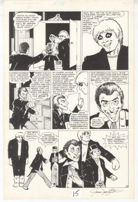 Boris the Bear #6 pg 13 Original Comic Art James Dean Smith Jokester