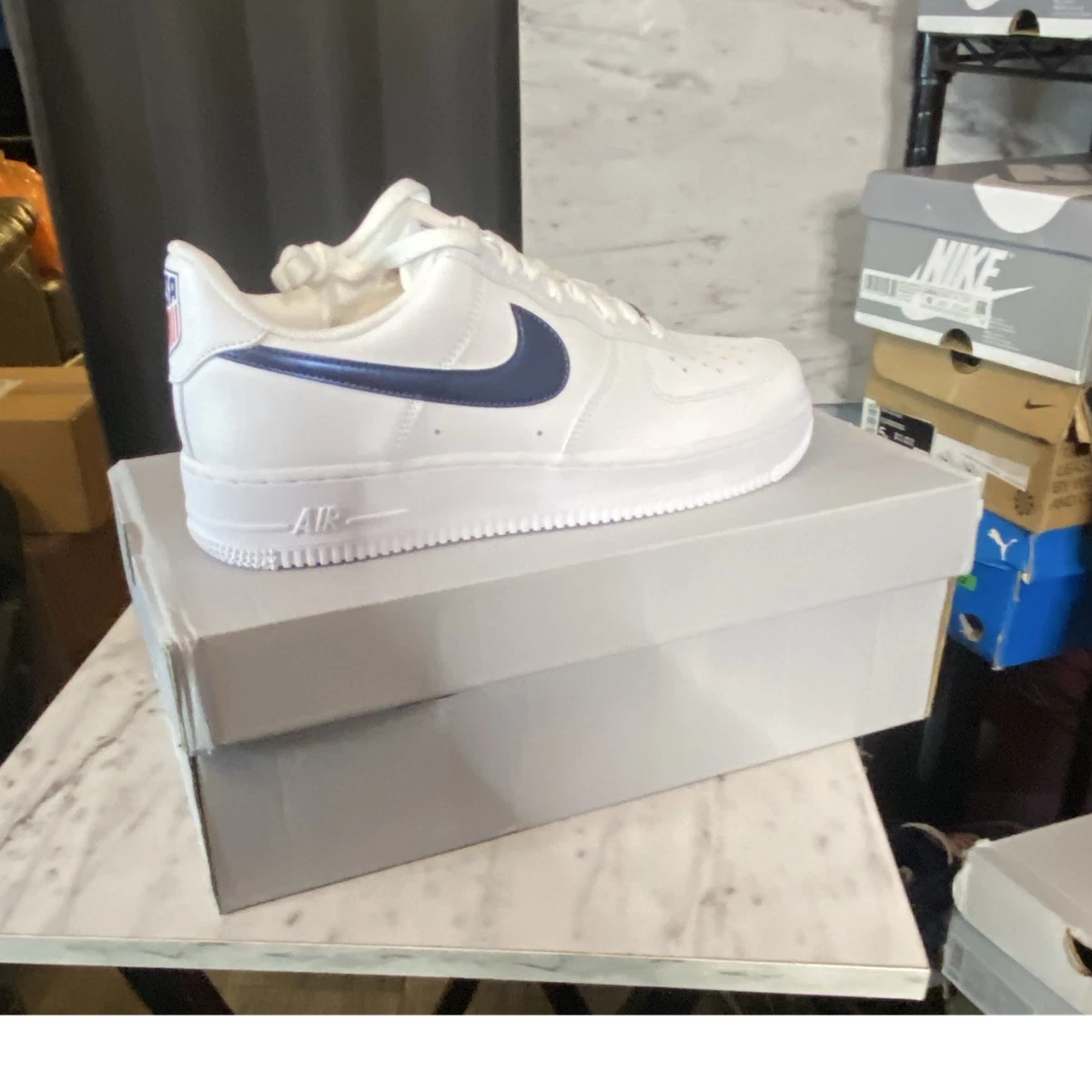 Preços baixos em Nike Air Force 1 Low-Top Blue | eBay