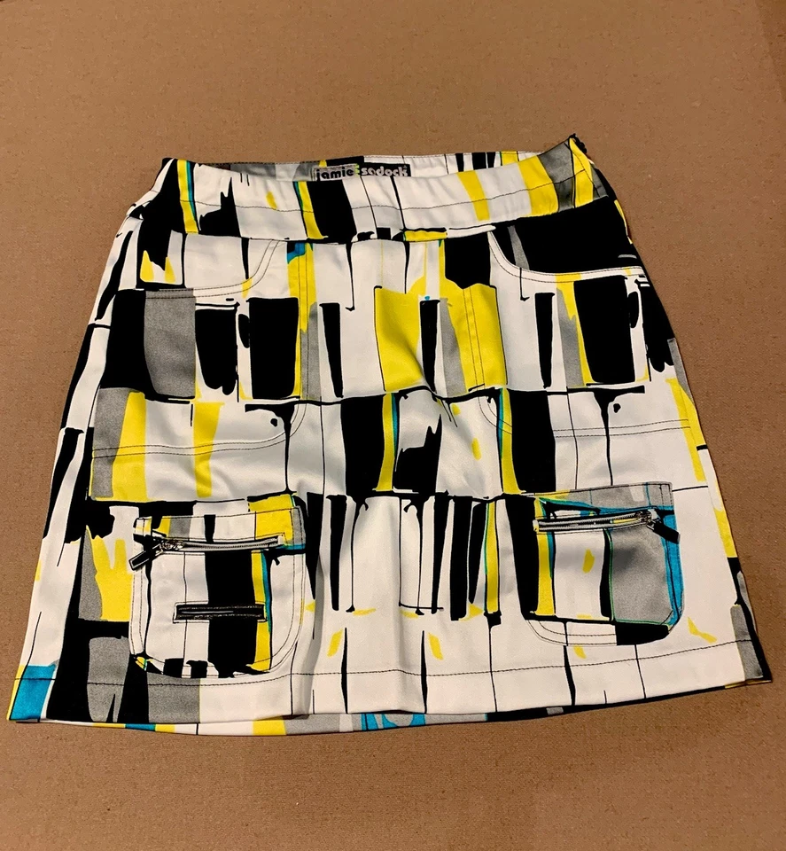 Pantalón Corto de Golf Jamie Sadock Talla 0 (26”) Multicolor Galería Arte Anglico ~ EXCELENTE ESTADO. Foto 3 de 4