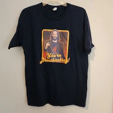 Keanu Reeves  Black T-Shirt Size 1x You're Breathtaking cyberpunk 2017