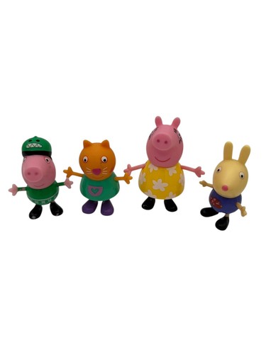 Peppa Pig Family & Friends Mix Toy Figures Lot Of 22 Fox Rabbit Zebra Mom Dad - Picture 4 of 7