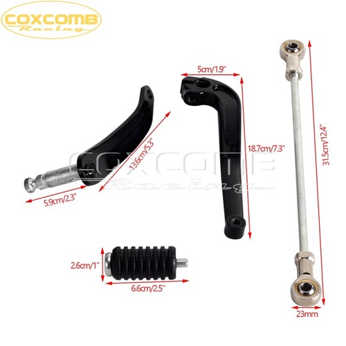 Forward Control Kit Complete Levers & Linkage Fit for Harley FXBB FXLR 2018-2022 - Imagen 3 de 9