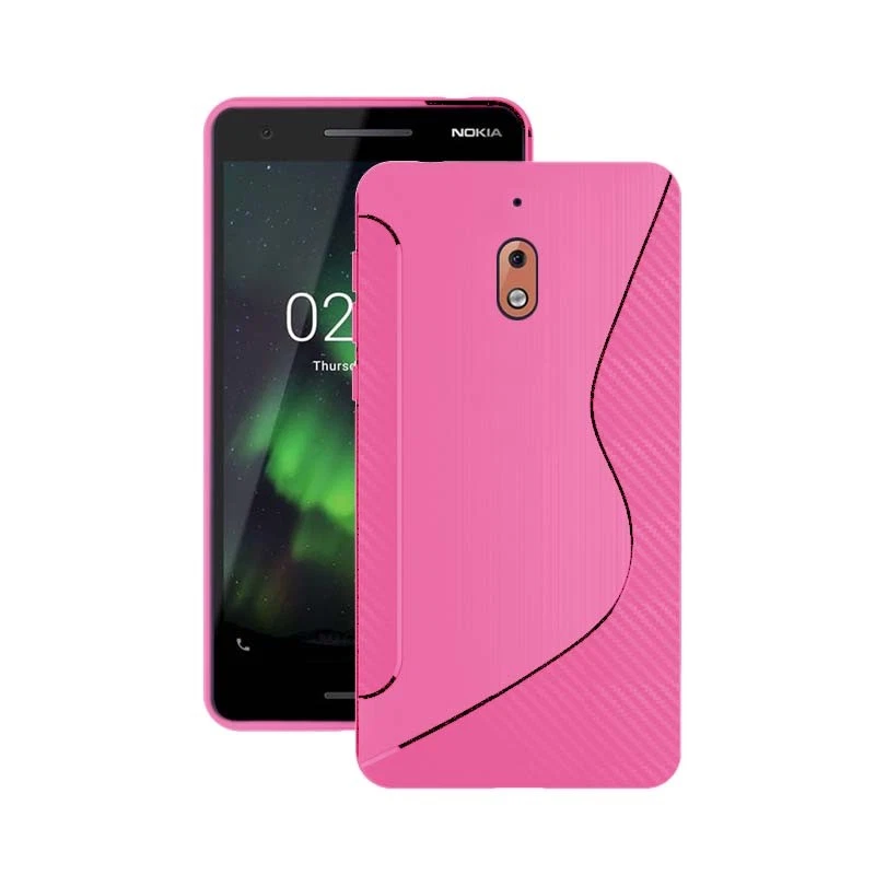 Funda de gel de silicona resistente a prueba de golpes para teléfono Nokia 2.1 Foto 4 de 4