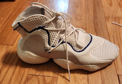 Adidas Men's Crazy BYW LVL 1 Basketball Shoes Size 7 White Purple CQ0992 - Picture 5 of 9