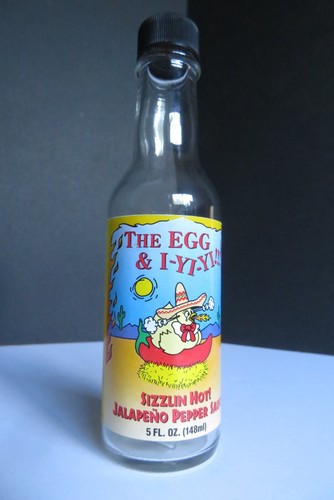 Das Ei & Ɪ® Ɪ-YꞮ-YꞮ !!! Jalapeño Pfeffersauce 5-Unzen-Flasche LEER Sizzlin Hot! - Bild 2 von 21