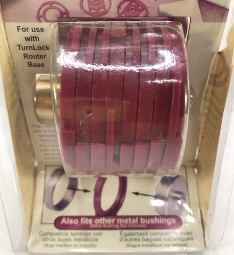 Milescraft Metal Nose Turn Lock Router Bushing Set #1216 - Picture 3 of 8