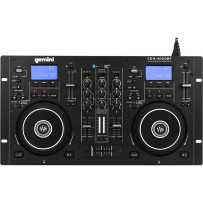 Gemini CDM-4000BT Dual DJ CD/USB Media Player w/Bluetooth Gemini CDM-4000BT Dual DJ CD/USB Media Player w/Bluetooth