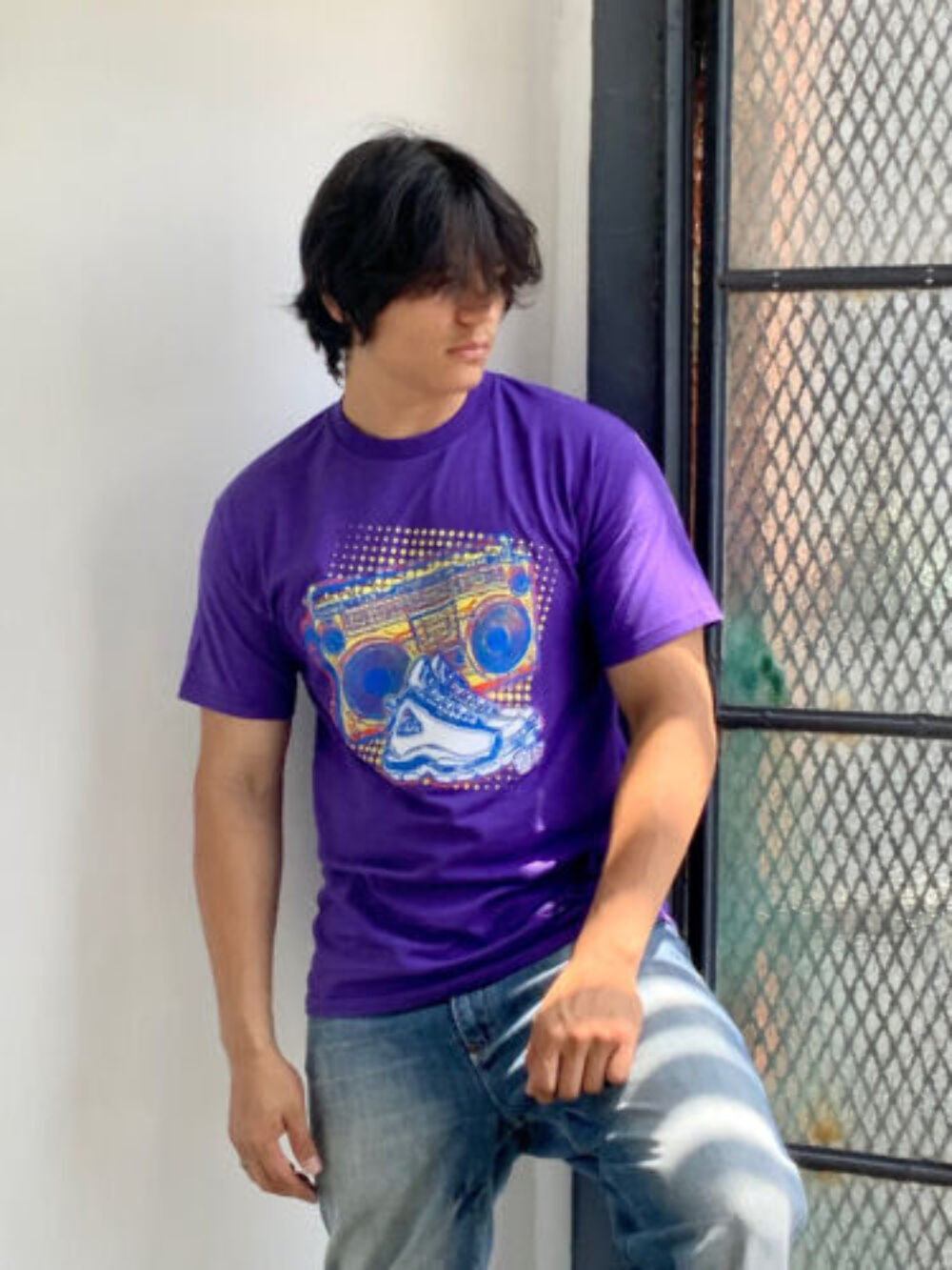 Men’s Fila Purple Short Sleeve Tee Shirt NWT