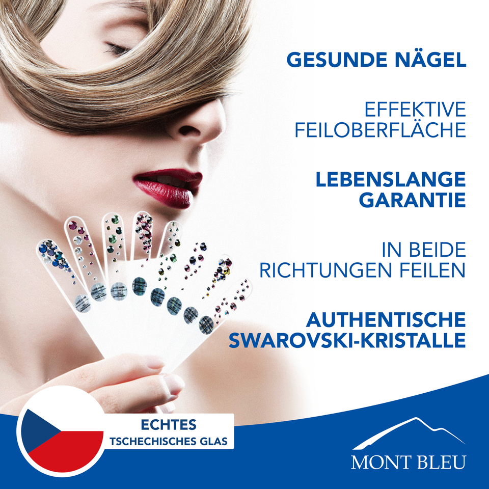 Glas-Nagelfeilen U2013 Kristall-Nagelfeilensets U20 Produktbild-Vorschau 11