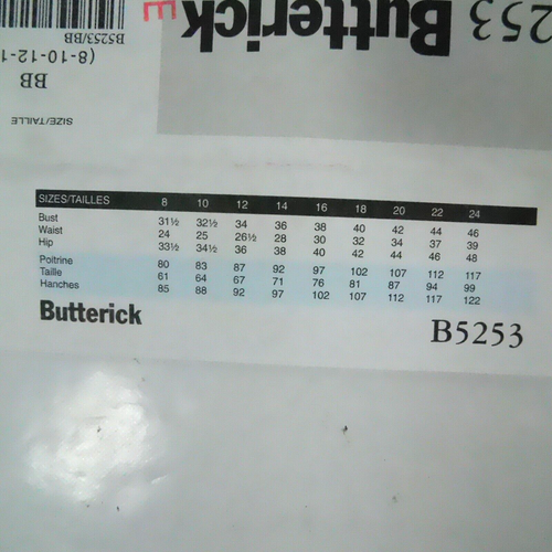 Butterick 5253 Misses Jacket Sewing Pattern Size 18-14 Uncut Petite Bubble - Picture 5 of 9