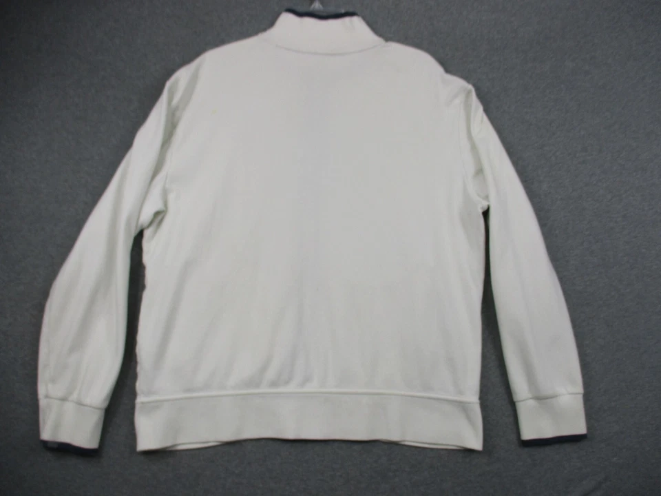 Chaqueta Polo Ralph Lauren Performance XL Hombre Blanca Pista Correr Foto 3 de 4